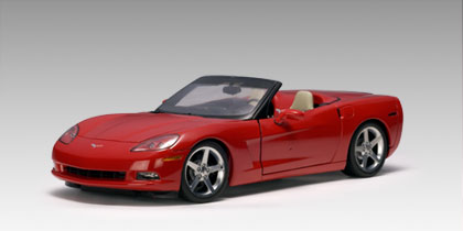 AUTOart Chevrolet Corvette C6 Covertible 2005 Red