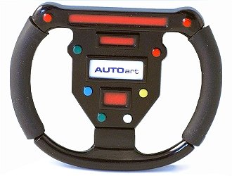 AutoArt Die-cast Model Accessories F1 Steering Wheel Keychain ( scale in )
