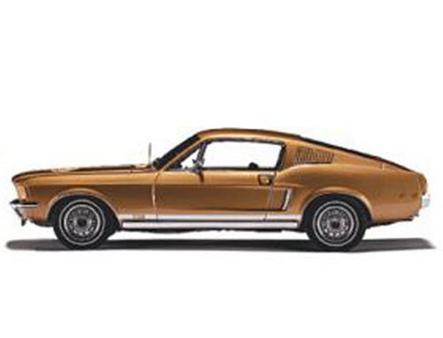 AutoArt Die-cast Model Ford Mustang GT390 (1:18 scale in Gold)