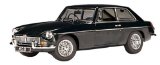 Die-cast Model MG MGB Coupe MkII (1:18 scale in British Racing Green)