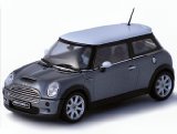 Die-cast Model Mini Cooper S (1:43 scale in Dark Silver)