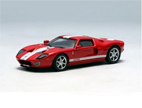 AutoArt Diecast Model Ford GT (2004) in Red (1:64 scale)