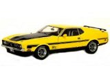 AutoArt Diecast Model Ford Mustang Mach 1 in Yellow (1:18 scale)