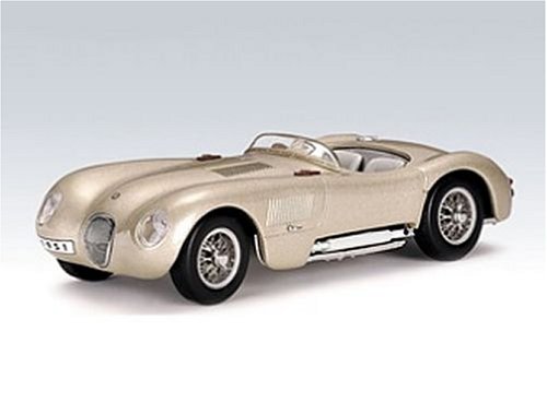 AutoArt Diecast Model Jaguar C Type 1951 in Light Bronze 143