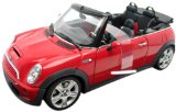 Diecast Model Mini Cooper S Cabriolet in Red