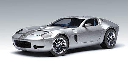 AUTOart Ford Shelby GR-1 Concept Silver/Grey Stripes