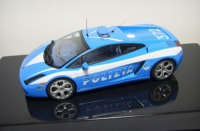 Lamborghini Gallardo Police Car in Blue