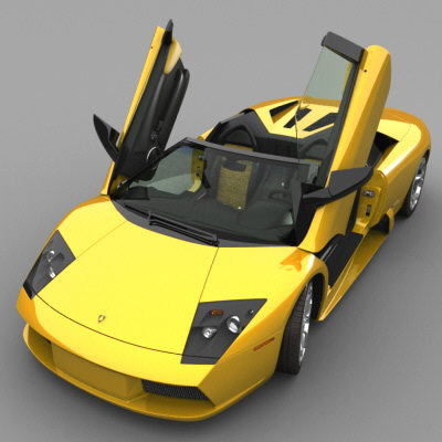  Lamborghini Murcielago Roadster in Yellow