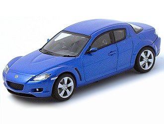 AutoArt Mazda RX8 (1:43 scale in Blue)