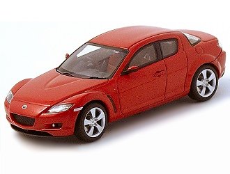 AutoArt Mazda RX8 (1:43 scale in Red)
