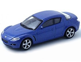 AutoArt Mazda RX8 (1:64 scale in Blue)