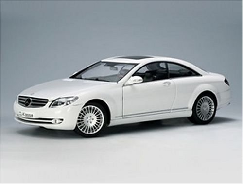 Mercedes-Benz CL Coupe (2006) in White (1:18 scale)