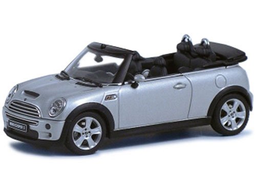 AutoArt Mini Cooper S Cabriolet in Silver