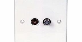 AV Link MA46 TV/Satellite wallplate