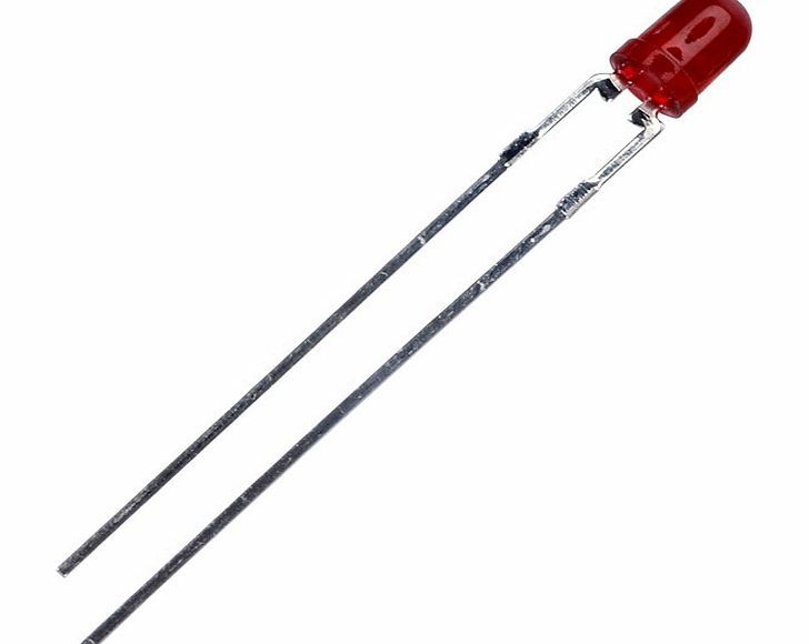 Avago HLMP-1301 Avago 3mm Red LED 1.9V 10mA 3.4mcd