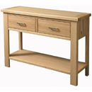 Avalon oak console table furniture
