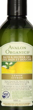 Avalon Organics Lemon Bath and Shower Gel 355ml