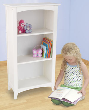 Avalon Three-Shelf Bookcase