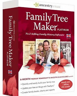 Avanquest Family Tree Maker 2012 Platinum Edition PC