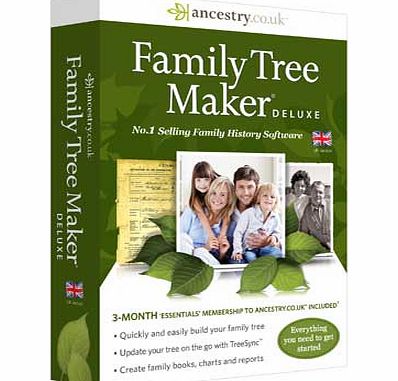 Avanquest Family Tree Maker Software Deluxe