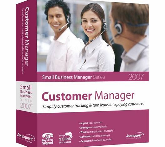 Avanquest Software Avanquest Small Business Manager: Customer Management 2007 (PC)