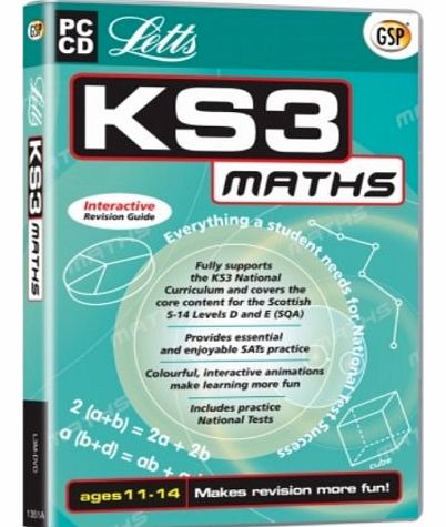 Avanquest Software Letts KS3 Maths Interactive Revision Guide (Ages 11-14) (PC)