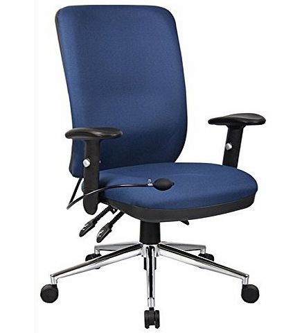 Avant Garde Luxury Office Chair blue Executive Ergonomic chiropractic lumbar ch1ro