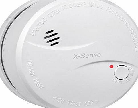 AVANTEK DS31 10-Year Lifetime Smoke Detector Fire Alarm with Photoelectric Sensor, White