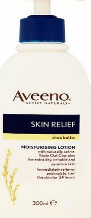 Aveeno body lotion with shea butter 300ml