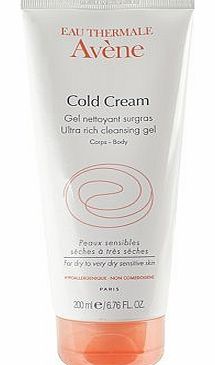 Avene Cold Cream Ultra Rich Cleansing Gel 200ml