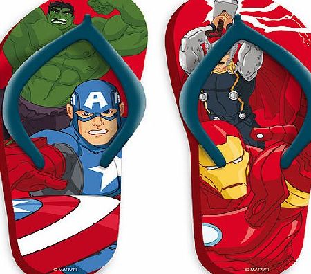 Avengers Marvel Avengers Flip Flops Size 9-10