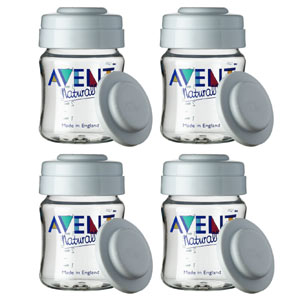 Avent Milk Storage Containers- Pack of Four