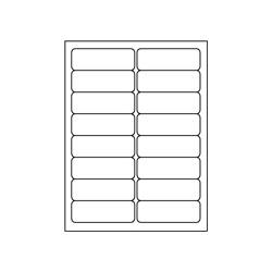 Avery 16 Per Sheet Clear Laser Labels (99 x 34mm)