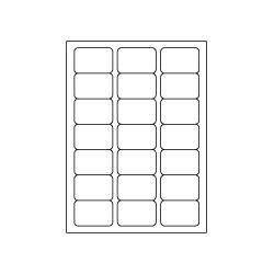 Avery 21 Per Sheet Clear Laser Labels (38 x 63mm)