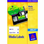 AVERY 3.5 Diskette Inkjet Labels (Face Only)