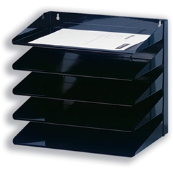 Avery 5 Tier Letter Rack 380x230x335mm Black