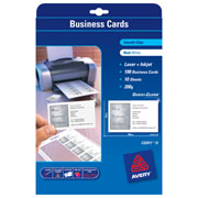Avery Colour Laser Business Cards 85 x 54mm