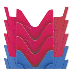 avery Display File 144 250x115x260mm Red Ref