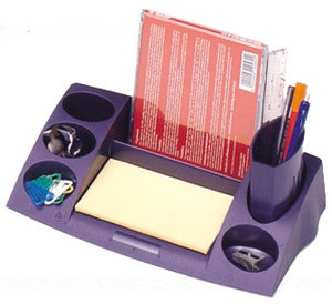 Avery DTR Desk Tidy W270xD152xH55mm Metallic