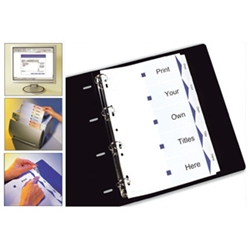 Avery IndexMaker Divider Set Punched Extra Wide