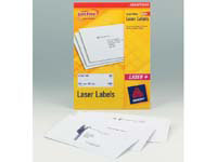 AVERY L7161 white address laser labels, 63.5 x
