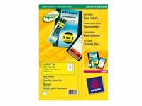 Avery L7263R neon yellow labels, 99.1 x 38.1mm