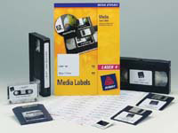 AVERY L7674 video spine white laser labels, 145