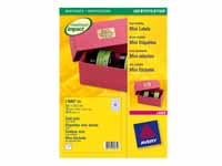 avery L7680 gold mini labels, 38.1 x 21.2mm