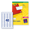Avery Mini Labels Laser 40 per Sheet 45.7x25.4mm