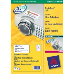 Avery Triplebond Laser Labels (63.5 x 33.9mm)