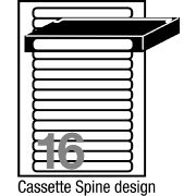Video Spine Inkjet Labels