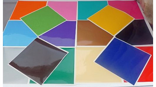 Avery VINYL STICKERS FOR TILES BATHROOM KITCHEN 150MM.TOP QUALITY SELF ADHESIVE GLOSS VINYL TILES