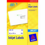 White Inkjet Address Labels (J8160)