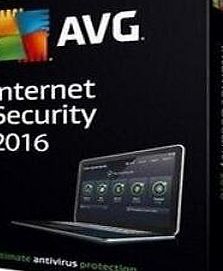 AVG Internet Security 2016 Antivirus Software 2 Years 3PC license code